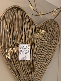 Image 1 of Easter wishes mini metal sign