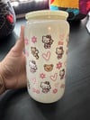 16oz "Hello Kitty Bear" Libbey Glass Cup