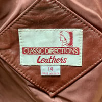 Image 4 of Classic Directions Leather Jacket Large