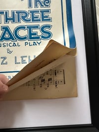 Image 4 of Gigolette from The Three Graces, framed 1924 vintage sheet music