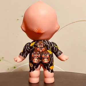 Image of tattooed kewpie by kumatora (peacock , monkies )