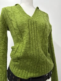 Image 3 of 00s Green sweater // M