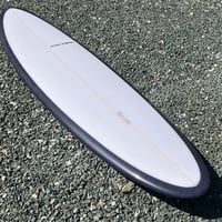 Image 4 of 7-6 Eclipse Midlength Egg Surfboard Resin Tint FCS11 Side Bites Centre Box 