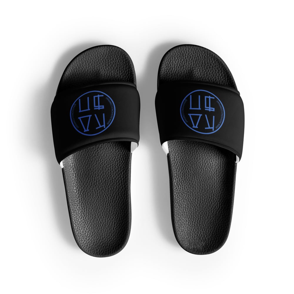 Image of KASHONLY WOMEN'S SLIDES-BLACK