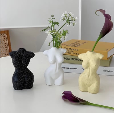 Image of Woman Body Vase 