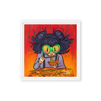 Image 3 of Noodle Demond Framed Canvas Print