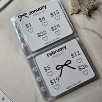 Image 2 of 2027 Friday Savings Challenge With Envelopes A6