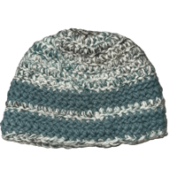 Blue Crochet Beanie