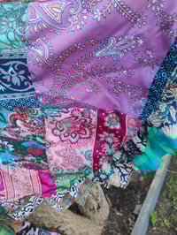 Image 14 of Patchwork Stevie top peach tassels