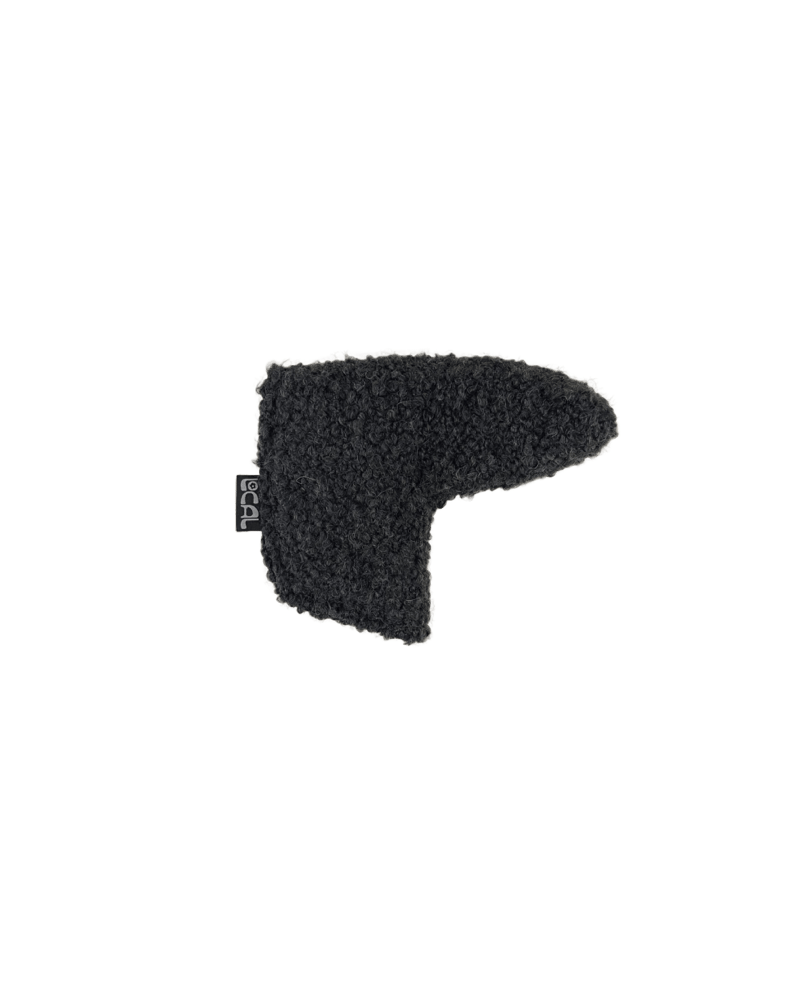 Charcoal Boucle Putter Cover