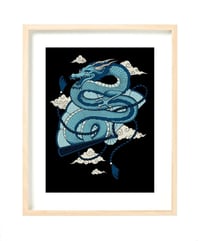 Image 2 of Blue Dragon Art Print