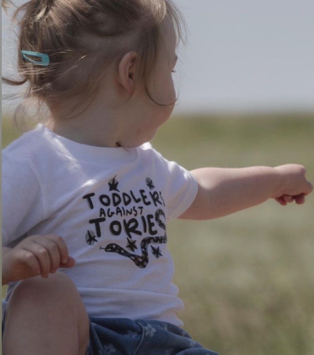 Toddlers Against Tories Kids Tee