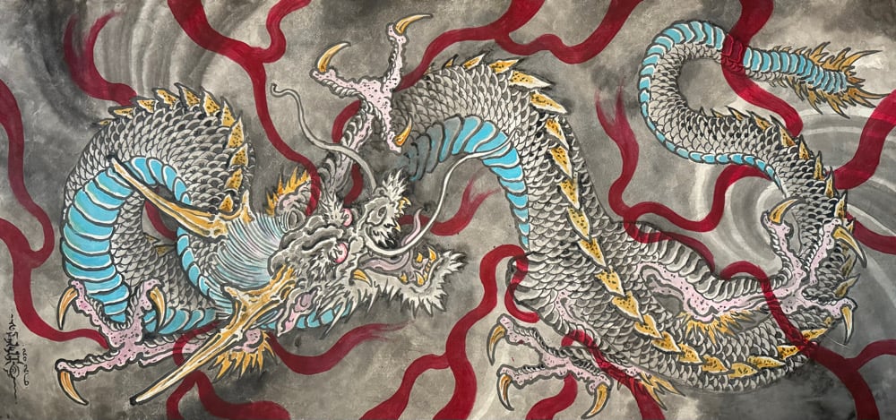 Image of Tim Lehi “Dragon 1” Original Art