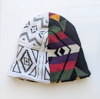 Image 4 of Upcycled Reversible Beanie Cotton Blend 27