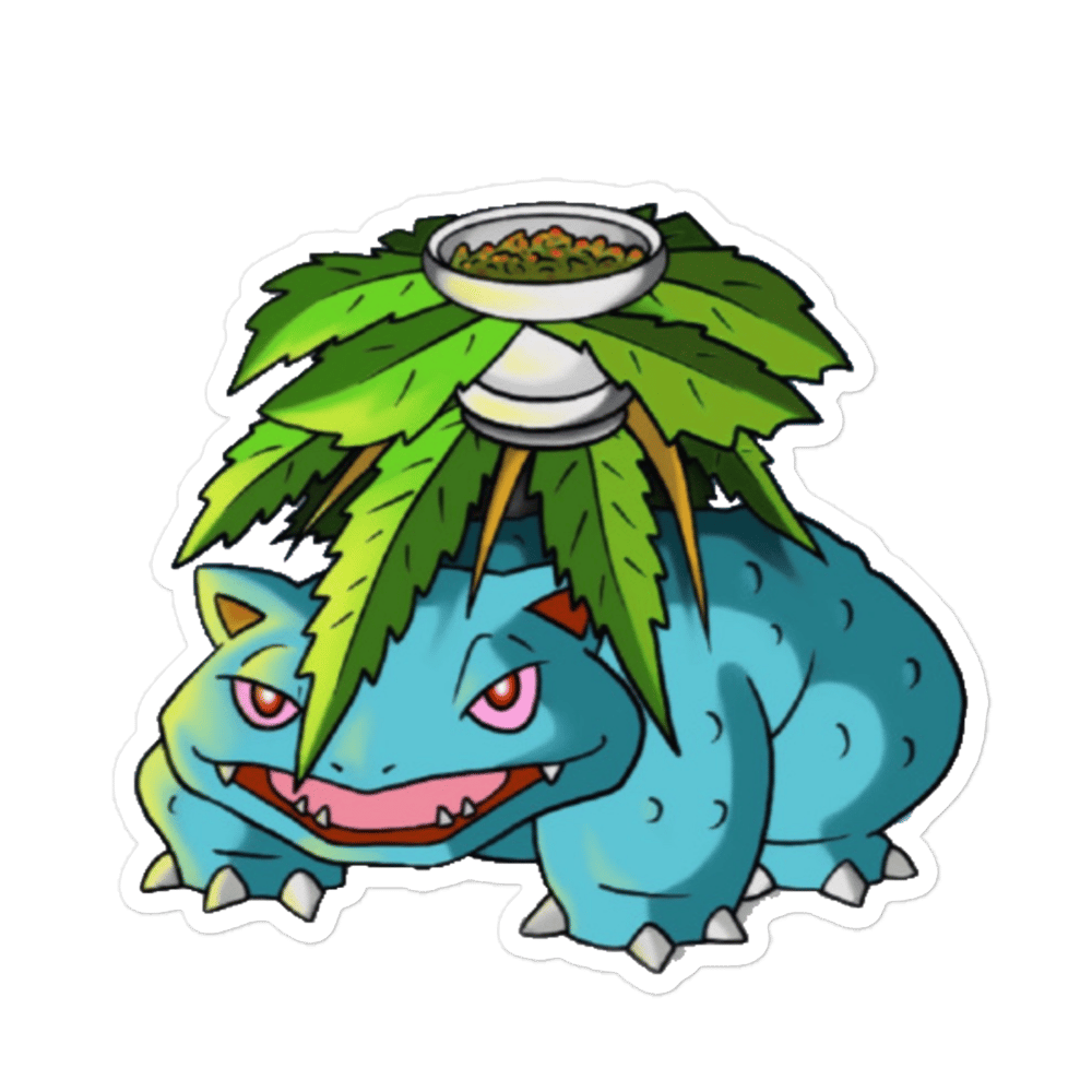 Image of Flower Dino Sticker