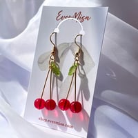 Image 2 of cherry earrings