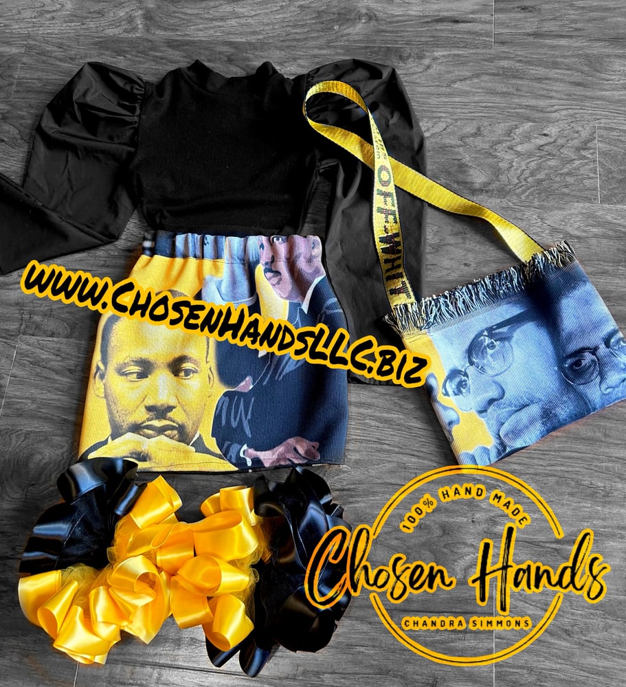 Image of Reversible BHM Skirt Size 6