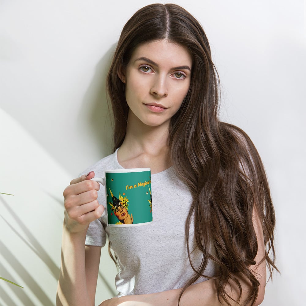 Image of I'm a Magical Fkn Unicorn - Inspirational - 11 oz White Glossy Mug