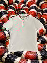 Image 1 of GUCCI SNAKE COLLAR POLO - SAINT DISDAIN LUCIFER EDITION