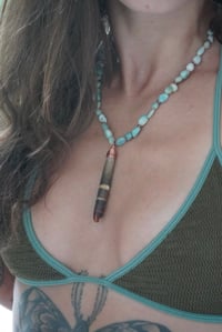 Image 3 of Coastal Stone- Necklace (sea urchin spike)
