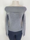 Grey Shoulder Top