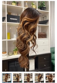 PRECOMMANDE - Balayage dark Awwa 20'  closure 5x5 - Vicky