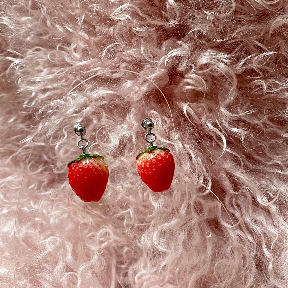 Strawberry Shortcake Earrings  🍓 