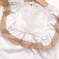 Image 2 of Boho photosession outfit | Giuseppina romper | age 12 months | white