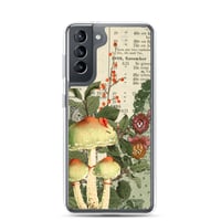 Image 15 of Colorful Antique Bookpage Mushroom Fungi Illustration Clear Case for Samsung®