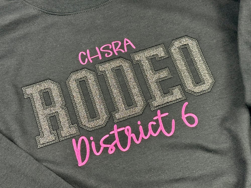 Image of Embroidered CHSRA D6 Rodeo 