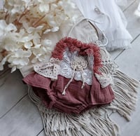 Image 1 of Boho photography bodsyuit - Gaia - size 9-12 months | sitter