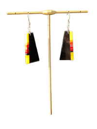 Image 2 of Past Midnight Inlay Earrings 