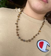 Image 4 of Tigers Eye Wire Wrapped Necklace