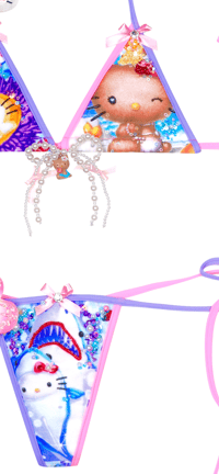 Image 8 of underwater friends & tanned hellokitty sand play