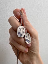 Image 3 of GEO MULTI GEM NECKLACE