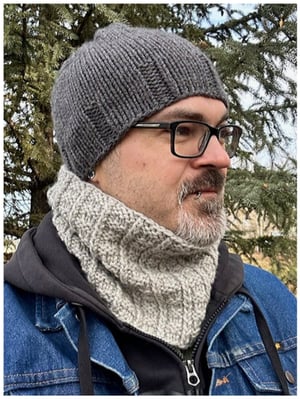 Image of Concrete Jungle Winter Cowl Knitting Pattern