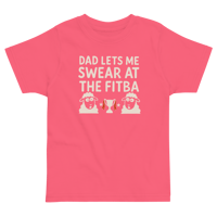 Image 3 of Child - Dad Lets Me Swear at the Fitba T-shirt