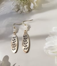Rainbow Moonstone Brass Earrings 
