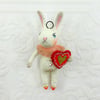 White Valentine Bunny III