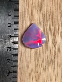 Image 1 of Tear drop Aurora opal cabochon 
