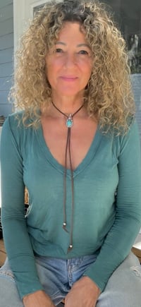 Image 2 of Turquoise and Rhodochrosite Bolace