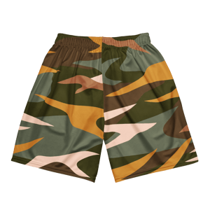 Camo mesh shorts