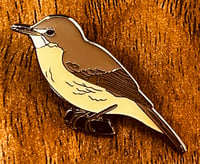 Image 2 of Blyth's Reed Warbler - No.119 - UK Birding Pins - Enamel Pin Badge
