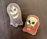 Image 2 of DETHSKULLS ACRYLIC PINS (EXTRAS!)