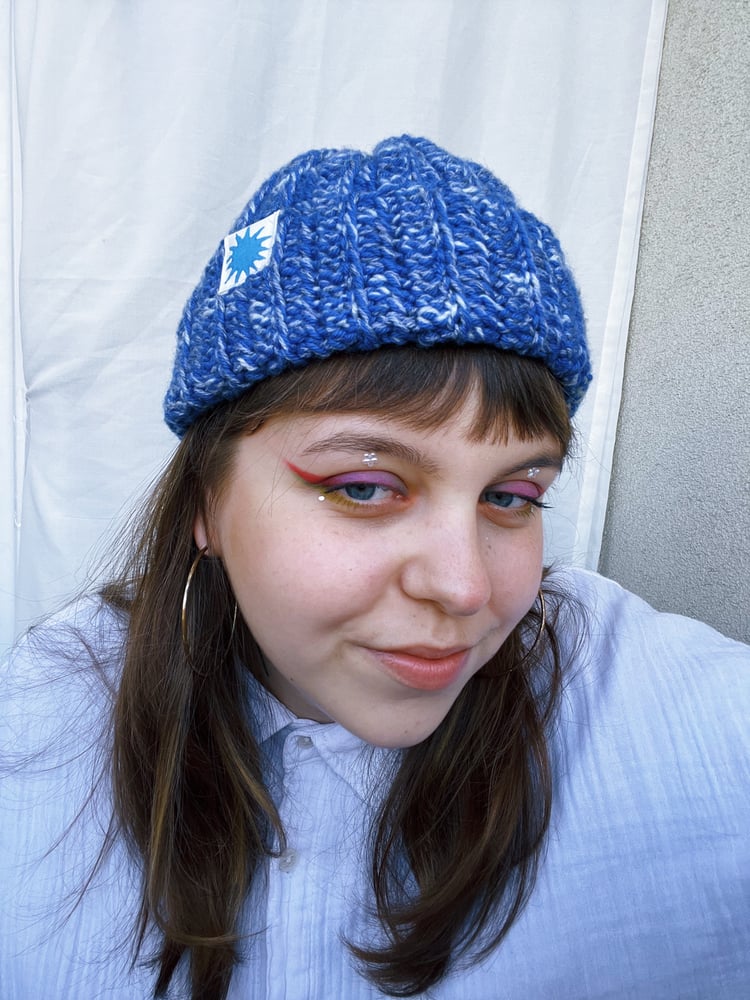 Image of Crocheted beanie 22