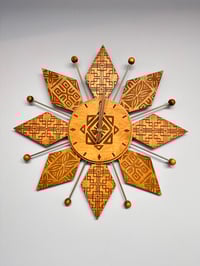 Image 1 of Tiki Starburst Clock 2