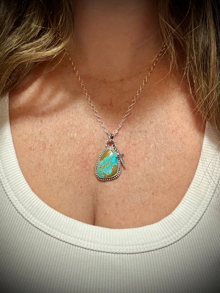 Image of Dainty Mine #8 & Cross Necklace (5) 🩵