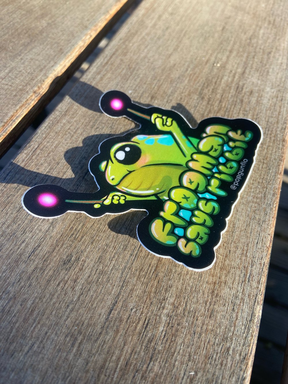 “Frogman Says” Vinyl Sticker