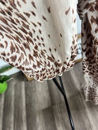 Image 3 of off shoulder sheer dress