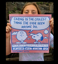 Caring is Cool print